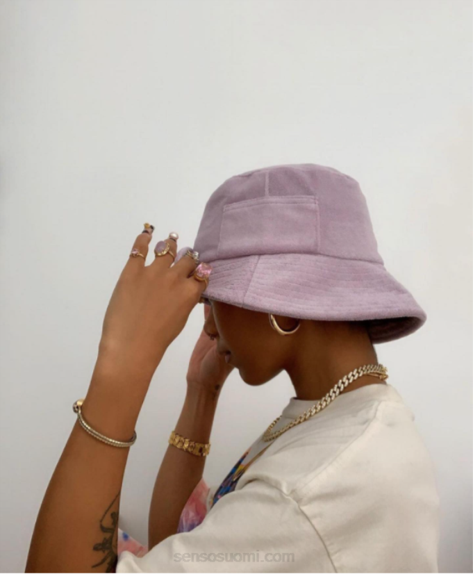 Senso hatut frotee pyyhe bucket hattu laventeli 2866595