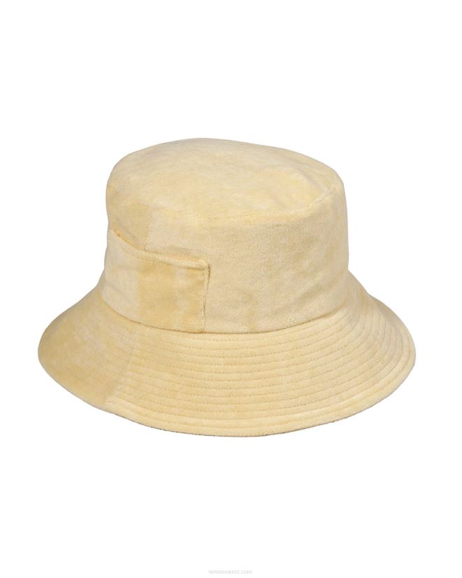 Senso hatut frotee toweling bucket hat keltainen 2866597